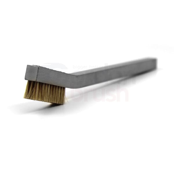 3 x 11 Row Horsehair and Aluminum Handle Hand-Laced Brush, PK12